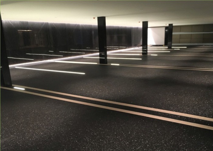 Un parking sous-terrain