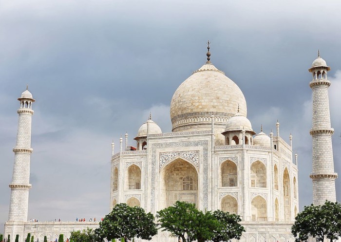 Le Taj Mahal, tout de marbre blanc