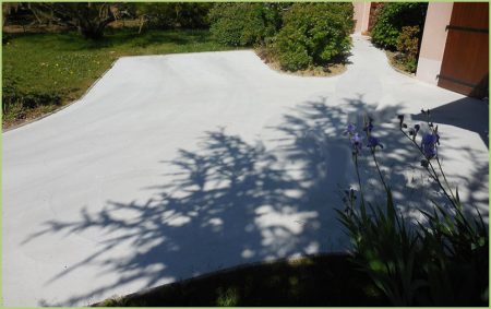 Cour avant travaux