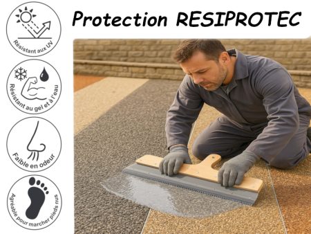 Pose résine de protection